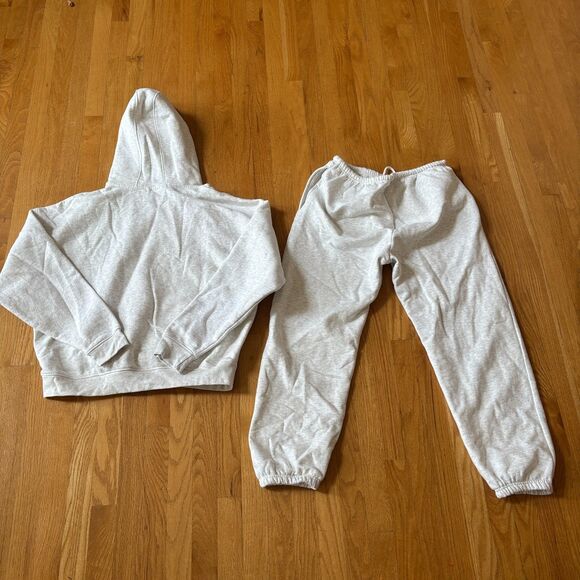 Sisters & Seekers 2 Pc Tracksuits Unisex Large Gray Heather Long Sleeve Baggy - Picture 3 of 9